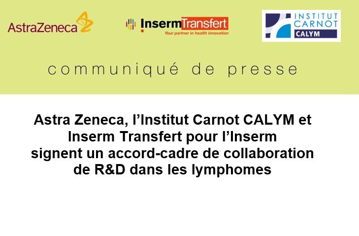 AstraZeneca, l’Institut Carnot CALYM et Inserm Transfert contre les lymphomes